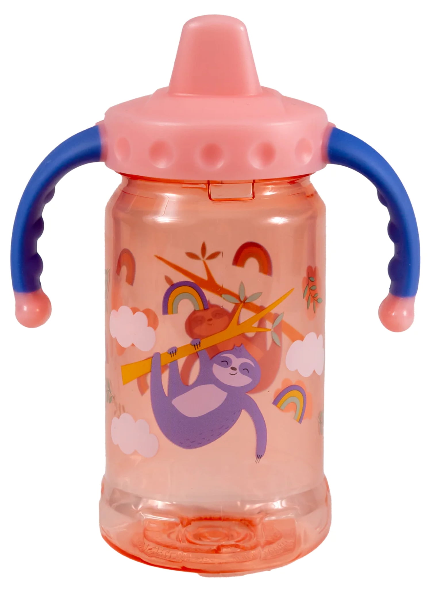 PAIR OF COLORFUL WATER BOTTLES: NALGENE AND COOL GEAR ONE IS SIPPY CUP  STYLE