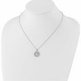 thumbnail image 4 of Sterling Silver Rh Plated White Ice Diamond Initial U Necklace (20 X 19) Made In India -Jewelry By Sweet Pea, 4 of 9
