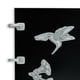thumbnail image 3 of Porta Llaves Colsa Negro Colibríes y flores Pewter Elegante, 3 of 3