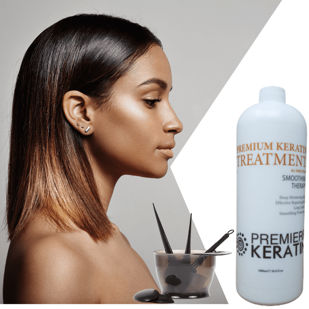 1000ml / Oz Brazilian Keratin Smoothing Hair Straightener Treatment Complex Blowout Moisturizes, Straightens, Shines & Smoothens Coarse Curly Hair, All Hair Types + Bonus Brush & Bowl 1000ml / Oz Brazilian Keratin Smoothing Hair Straightener Treatment Complex Blowout Moisturizes, Straightens, Shines & Smoothens Coarse Curly Hair, All Hair Types + Bonus Brush & Bowl