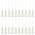 thumbnail image 1 of 27 agujas de dispensación, 102 piezas de agujas de dispensación de punta roma industrial de 1 pulgada con jeringas de bloqueo Luer para rellenar tintas líquidas, adhesivos, aceites, transparente, 1 of 5