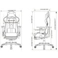 thumbnail image 6 of Lorell, LLR84388, Foldable Footrest High-back Gaming Chair, 1 Each, 6 of 7