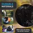 thumbnail image 3 of Heavy Duty Contractor Bags, 42 Gallon, 32.75" X 47" - 3 MIL Thick Large Black Industrial Garbage Trashbags (No Ears) for Construction and Commercial use (No Ties), 3 of 6
