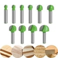 thumbnail image 6 of 1pc 8mm Shank Ball Nose End Mill Round Nose Cove CNC Milling Bit Radius Core, 6 of 8
