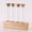 4 Hole, variant on CUTICATE Coffee Bean Cellars Coffee Bean Dispenser with Wooden Stand Coffee Beans Storage Containers for Coffee Shop Pantry Countertop 3 Hole