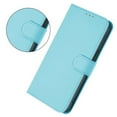 thumbnail image 4 of Wallet Case Compatible for Samsung Galaxy A57 5G, PU Leather Magnetic Closure Protective Flip Folio Case with 3 Card Holder and Wrist Strap Cover Women Men,Sky Blue,For Galaxy A57 5G, 4 of 11