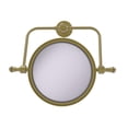 thumbnail image 1 of Allied Brass RDM-4-4X-SBR Rétro Dot Collection Miroir Pivotant Mural 8 Po de Diamètre avec Grossissement 4X & 44; Satin Laiton, 1 of 1