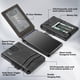 thumbnail image 3 of Billetera Umoven para Hombre con Bloqueo RFID, Gris Oscuro, 3 of 6