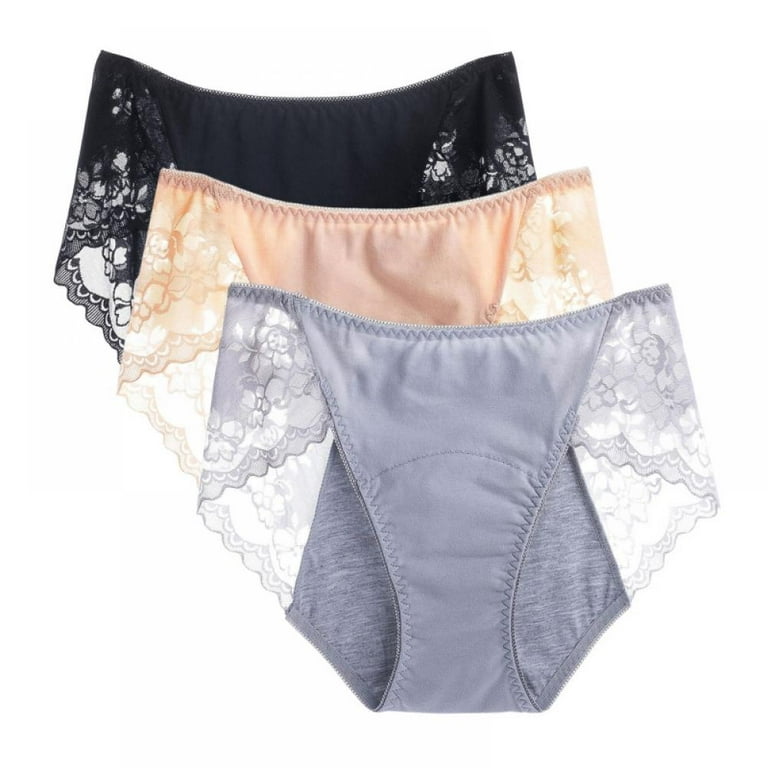 Period Underwear, Menstrual Postpartum Panties, Lace Hipsters