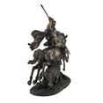 thumbnail image 3 of Bronzed Norse God Odin Riding Sleipner Statue, 3 of 4