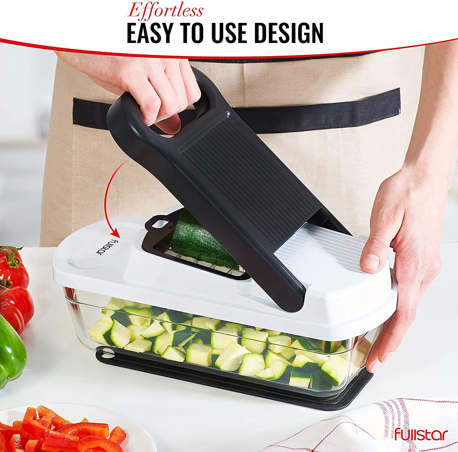 Fashion Frontier Vegetable Chopper - 5 Blades – Fullstar, fullstar all-in-1 vegetable  chopper, mandoline slicer & cheese grater