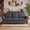 Gray, variant on 91.3" Traditional Chenille 3-Seater Sofa, Vintage Rolled Arm Couch with Wood Legs, Brown
