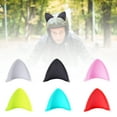 thumbnail image 3 of Flmtop 2Pcs Self-adhesive Helmet Cat Ears Ornament Accessory for Motorcycle, 3 of 10