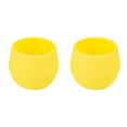 thumbnail image 2 of YaoZQ 2-Pack Yellow Cute Succulent Planters, 3" Self Watering Stone Pot. Bright Flower Container for Windowsill & Kids Room, 2 of 9