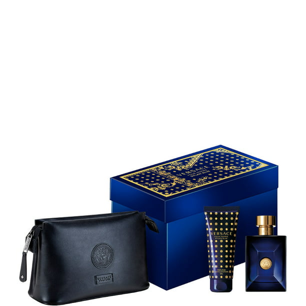 Versace - Dylan Blue By Versace 90ml Edt +100ml Bath Shower Bag Set ...