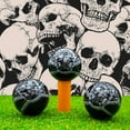 thumbnail image 4 of Black Skull Golf Balls – 12-Pack Bold Skull & Crossbones Design, 4 of 5