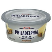 Kraft Philadelphia Pineapple Regular Pineapple Cream Cheese Spread, 8 Oz.