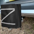 thumbnail image 4 of Raindrops Waterproof Rv Trailer Accessories 1 Set Black Electric Jack Cover With Protective Design, 4 of 7