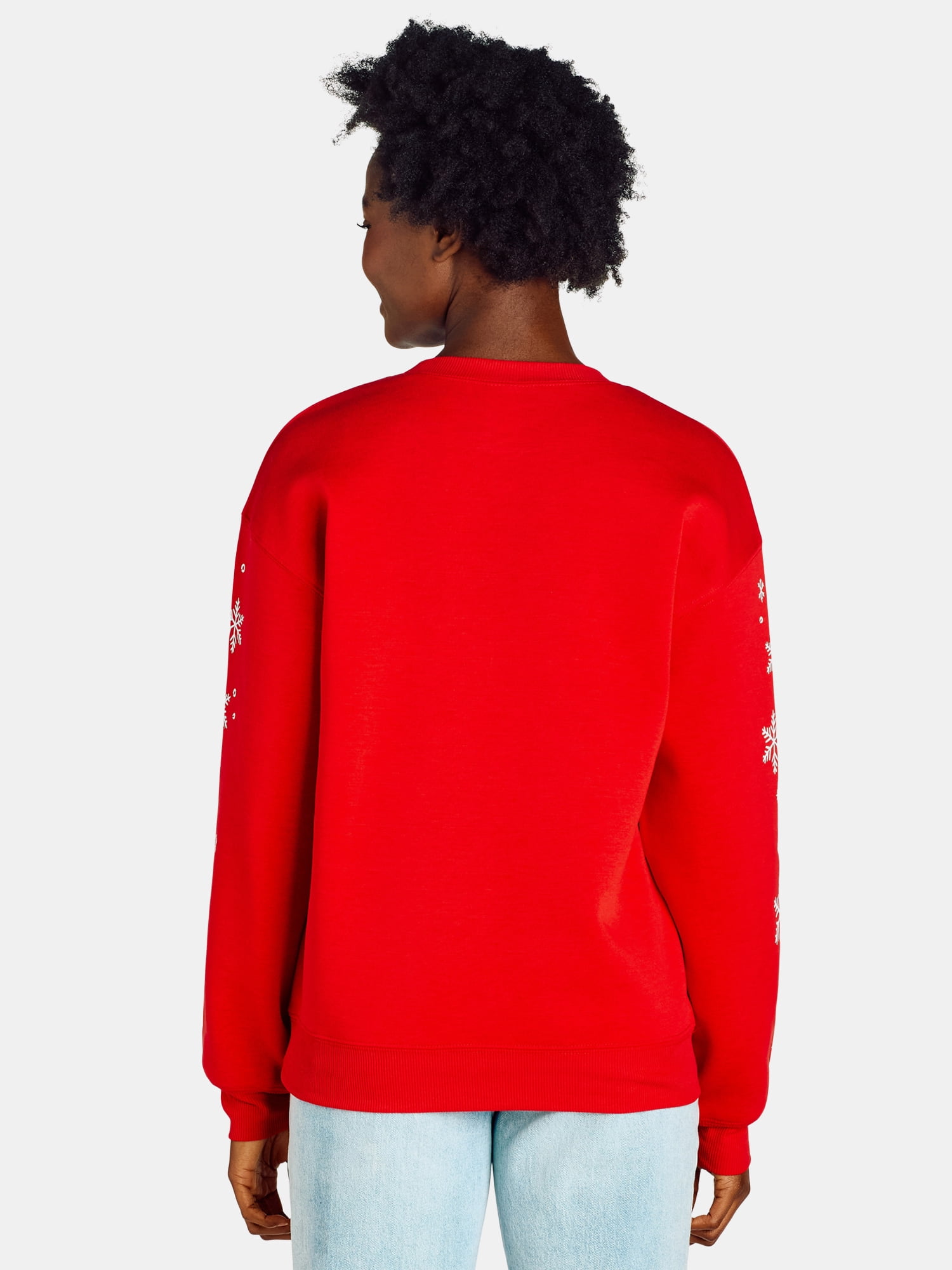 Winnie the Pooh and Friends Women’s Christmas Graphic Sweatshirt, Sizes XXS-XXL