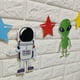 thumbnail image 2 of KAKOWELY Banner con temática de astronauta, banderines creativos de cumpleaños para niños, decoración colgante única para fiestas, adorno de bandera para tirar para fiesta en casa, 2 of 4