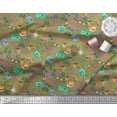 thumbnail image 2 of Soimoi Rayon Fabric Camera,Hat & Briefcase Travel Print Fabric by Yard 42 Inch Wide, 2 of 3