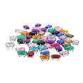 thumbnail image 4 of AMLESO 50 Pieces 10*14mm Acrylic faceted Rhinestone Buttons Multi-colour for craft -, 4 of 8