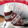 Winter Cartoon Dog Clothes Sweater Warm Christmas Pet Sweaters For