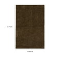 thumbnail image 4 of Mainstays Traditional Solid Brown Suede Shag Indoor Accent Rug, 2'6" x 3'10", 4 of 8