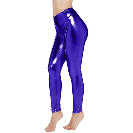Xiaoxatg Womens Lingerie Sexy Women s Pure Color Stretch Slim Sexy Interest Bright Leather Leggings Lingerie for Woman Sexy plus Size