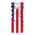 thumbnail image 4 of Puntoco Camiseta sin mangas con cuello cuadrado y estampado del Día de la Independencia para mujer, camiseta holgada sin mangas, 4 of 5