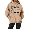 thumbnail image 3 of Senior 2026 Hoodies for Women Long Sleeve Graphic Graduation Hooded Sweatshirt with Pockets Pullover Tops, 3 of 4
