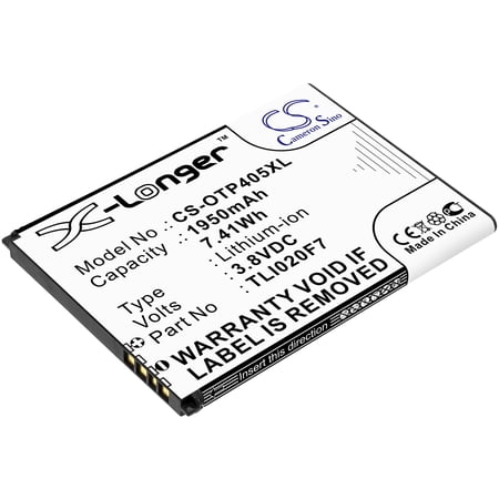 Replacement Battery for Alcatel One Touch 4 5.0 One Touch Pixi 4 (5) One Touch Pixi 4 5 OT-5045 OT-5045A OT-5045D OT-5045J OT-5045T TLI020F7 1950mAh Mobile Phone battery