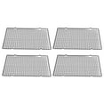 thumbnail image 2 of Fyydes Cooling Tray,Barbecue Cooling Rack,4PCS Barbecue Cooling Rack Stainless Steel Cooling Grid Tray Cake Cookies Baking Rack For Kitchen, 2 of 8