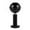 Black, variant on Versatile Ball Head Adapter with Hex Wrench for Camera Accessories Strong Aluminum Alloy Stainless Steel for Reliable Support