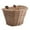 Beige, variant on front D-shaped handlebars basket wicker woven tool