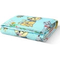 thumbnail image 2 of Pink Flamingos Throw Blanket 60 * 80 Inch, Lightweight 270 GSM Cozy Fluffy Flannel Double Bed Throws for Couch Sofa, 2 of 5