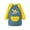 Orange, variant on Kiijoy Kids Art Smock Graphic Long Sleeve Pocket Painting Apron for Boys Girls, Sizes 9-12