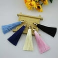 thumbnail image 4 of U8MO 3'' Tassel Craft Jewelry Making DIY Earrings Accessory Pendant Curtain Tassels-13# fruit green, 4 of 7