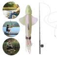 thumbnail image 3 of Cebo Artificial Pesca Suave Luminoso Con Anzuelos para Lubina Salmón Trucha, 3 of 9