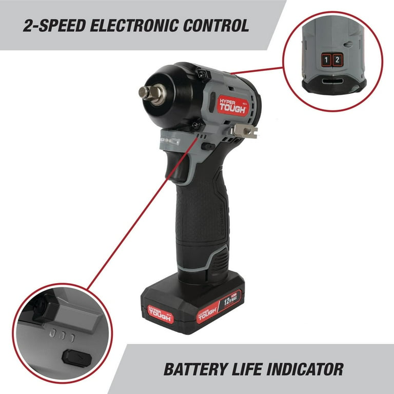 Hyper tough cordless impact wrench hotsell