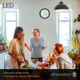 thumbnail image 4 of Sylvania 40737 - LED16A19DIMO827URP4 A19 A Line Pear LED Light Bulb, 4 of 7