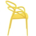 thumbnail image 4 of Pemberly Row Contemporary Dining Arm Chair in Yellow, 4 of 10
