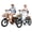 Blue+Orange, variant on ESKUTE 2 Pcs T300 E Trike Electric Tricycle for Adults, 750W Brushless Motor 18MPH Fat Tire Folding Trike, Step-Thru 3 Wheel Electric Bicycle, Up to 55 Miles Black & White, UL2849