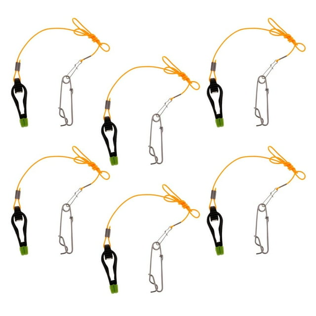 Clip de liberación de agarre eléctrico de 6 piezas con guía de línea dentro del accesorio de pesca para Soledad Power Grip Release Clip