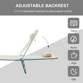 thumbnail image 4 of Outsunny Adjustable Garden Lounger, 4 of 10