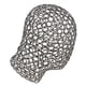 thumbnail image 5 of Cabeza de maniquí de metal para exhibición de sombreros, modelo de maniquí, estante para pelucas Negro, 5 of 9