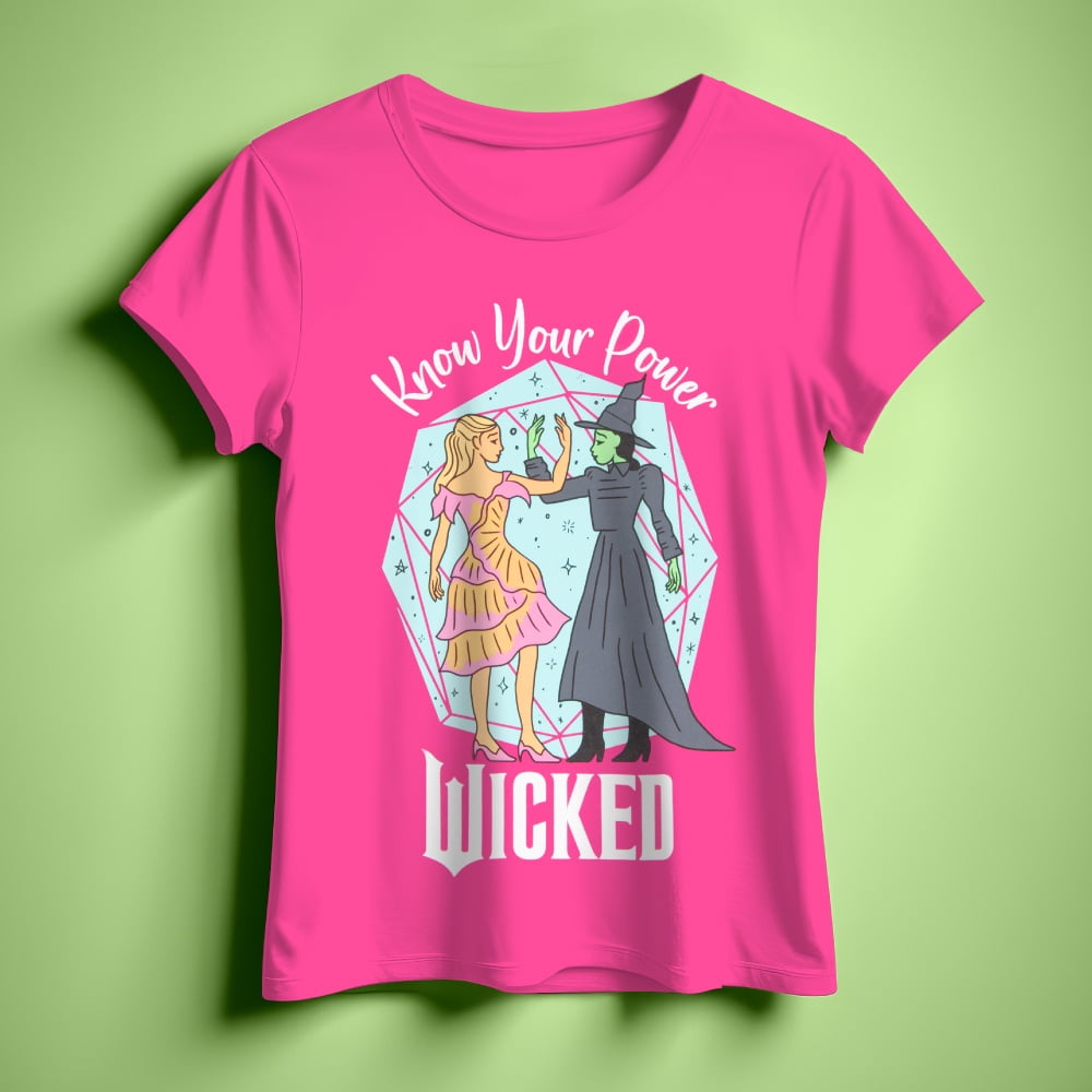 Wicked Girls Short Sleeve Graphic T-Shirt 2-Pack Bundle (Little Girls & Big Girls, Sizes 4-16)