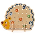 thumbnail image 2 of Juegos Educativos Fruto de de Abalorios Erizo Cadena Bebés CUTICAT Juguetes de madera, 2 of 8