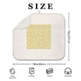 thumbnail image 4 of Daisy Kitchen Dish Drying Pad Microfiber Rack Mat Absorbent Drainer Mat for Sink Area Spring Summer Floral Decor 16x18 Inch, 4 of 7