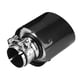 thumbnail image 5 of Estilo De Fibra De Carbono, Silenciador De Tubo De Escape De Salida única, Punta Modificada Para Coche, Garganta Trasera 54 101mm, 5 of 7